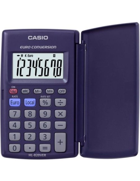 Calculadora de bolsillo casio hl 820vera