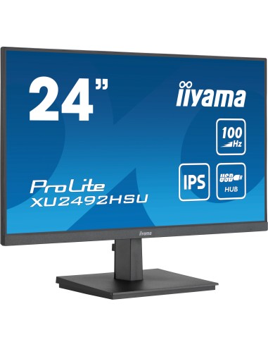ProLite pantalla para PC 60,5 cm (23.8") 1920 x 1080 Pixeles Full HD LED Negro
