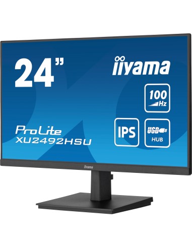 ProLite pantalla para PC 60,5 cm (23.8") 1920 x 1080 Pixeles Full HD LED Negro