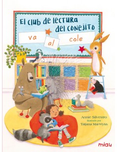 El club de lectura del conejito va al colegio