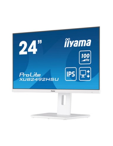 XUB2492HSU-W6 pantalla para PC 60,5 cm (23.8") 1920 x 1080 Pixeles Full HD LED Blanco