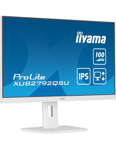 ProLite XUB2792QSU-W6 pantalla para PC 68,6 cm (27") 2560 x 1440 Pixeles Wide Quad HD LED Blanco