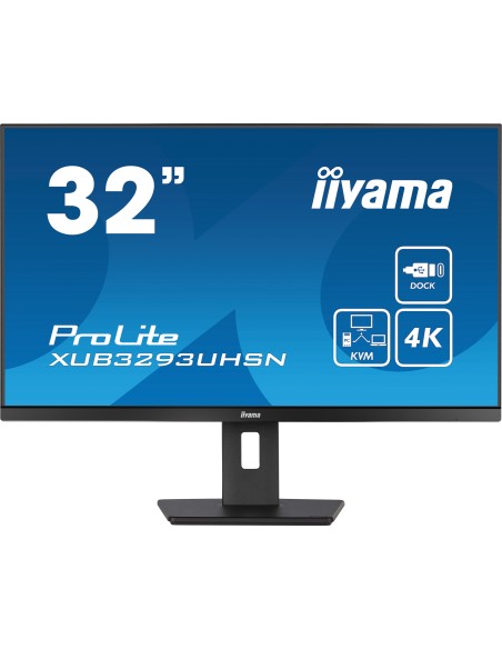 ProLite XUB3293UHSN-B5 pantalla para PC 80 cm (31.5") 3840 x 2160 Pixeles 4K Ultra HD LCD Negro