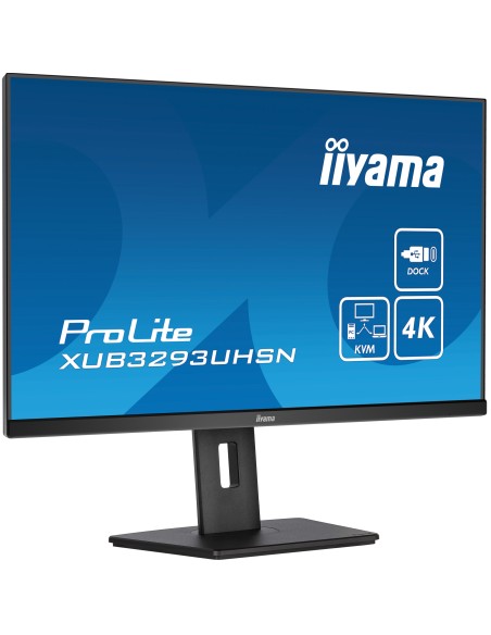 ProLite XUB3293UHSN-B5 pantalla para PC 80 cm (31.5") 3840 x 2160 Pixeles 4K Ultra HD LCD Negro