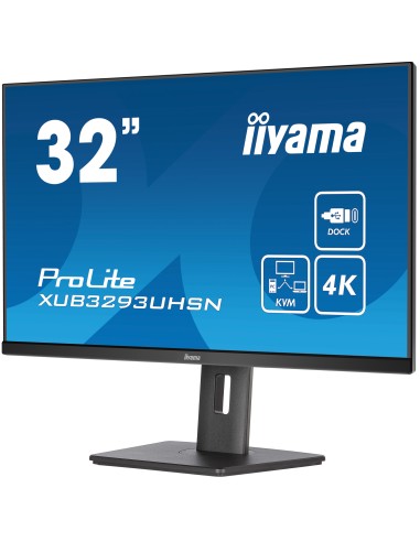 ProLite XUB3293UHSN-B5 pantalla para PC 80 cm (31.5") 3840 x 2160 Pixeles 4K Ultra HD LCD Negro