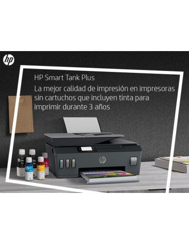 Smart Tank Plus Impresora multifunción inalámbrica 655, Color, Impresora para Hogar, Impresión, copia, escaneado, fax, AAD y co