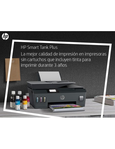 Smart Tank Plus Impresora multifunción inalámbrica 655, Color, Impresora para Hogar, Impresión, copia, escaneado, fax, AAD y co