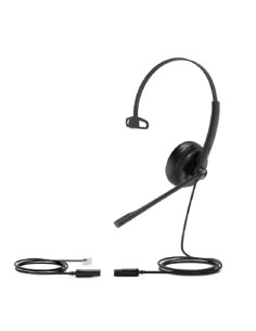 YHS34 Auriculares Alámbrico Diadema Oficina/Centro de llamadas Negro