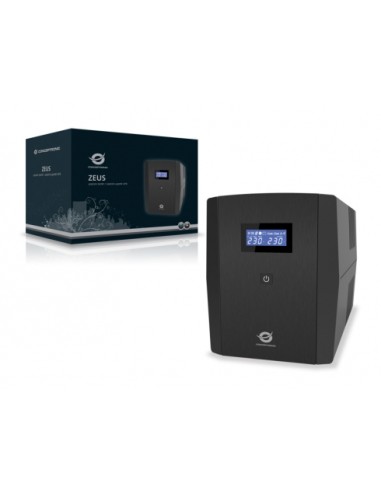 ZEUS03E sistema de alimentación ininterrumpida (UPS) Línea interactiva 1,2 kVA 720 W 6 salidas AC