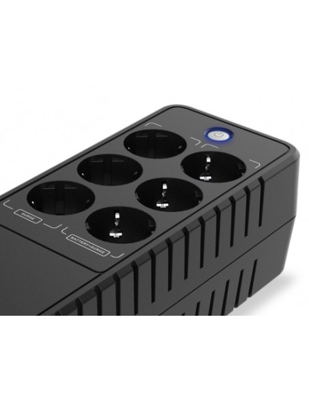 ZEUS05E sistema de alimentación ininterrumpida (UPS) En espera (Fuera de línea) o Standby (Offline) 0,65 kVA 360 W 6 salidas AC