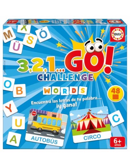 3 2 1 GO CHALLENGE WORDS