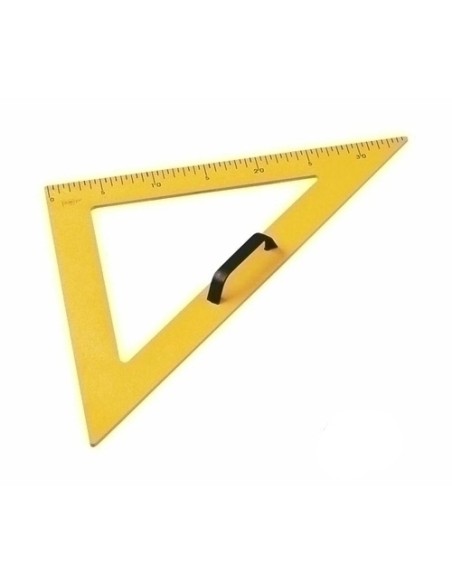ESCUADRA FAIBO ENCERADO PLASTICA 50 CMS.