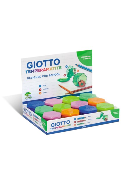 233000 sacapuntas Sacapuntas manual Azul, Verde, Naranja, Rosa, Amarillo