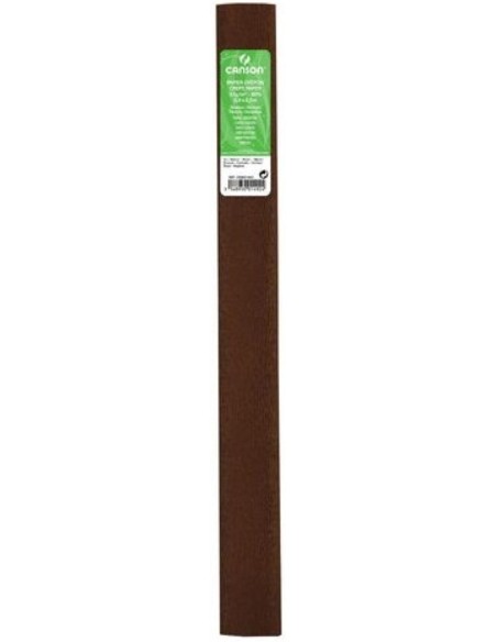 ROLLO CONTINUO PAPEL CRESPON 50X250CM MARRON 30G