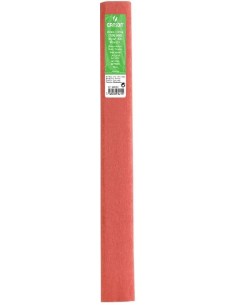 ROLLO CONTINUO PAPEL CRESPON 50X250CM CORAL 30G