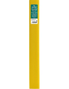 ROLLO CONTINUO PAPEL CRESPON 50X250CM AMARILLO LIMON 30G