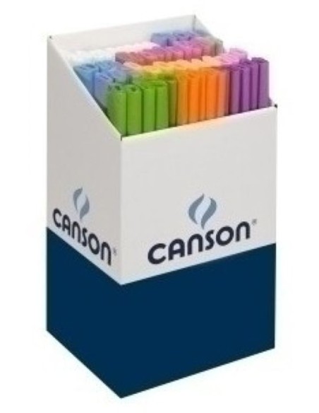 EXP 60 ROLLOS DE PAPEL CRESPON 50X250 COLORES PASTEL 30G