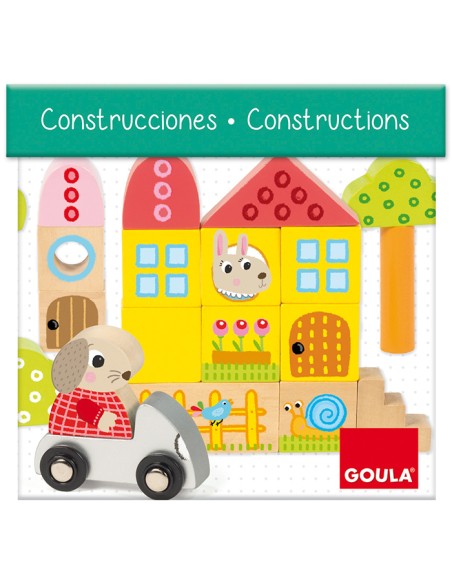  JUEGO DE CONSTRUCCION MADERA CONEJITO 40 PIEZAS 