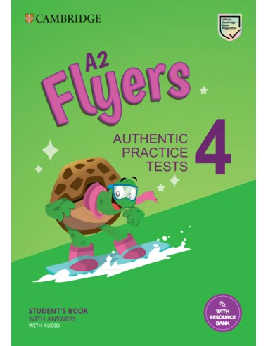 A2 Flyers 4 Practice Tests with Answers Audio and Resource Bank
