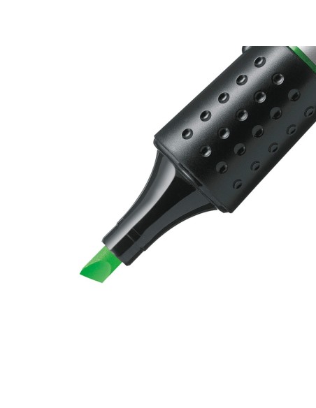  C/5 marcadores fluorescentes stabilo luminator verde 