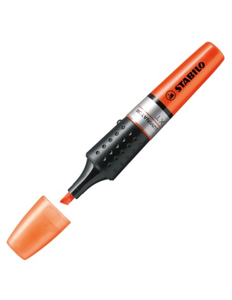  C/5 marcadores fluorescentes stabilo luminator naranja 
