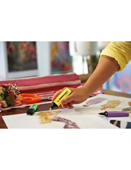  Set 6 marcadores fluorescentes stabilo boss 70 original 