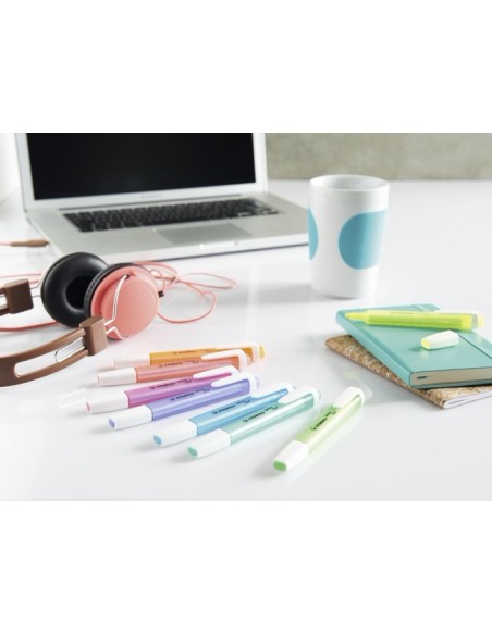  ESTUCHE 4 MARCADORES FLUORESCENTES STABILO SWING COOL 