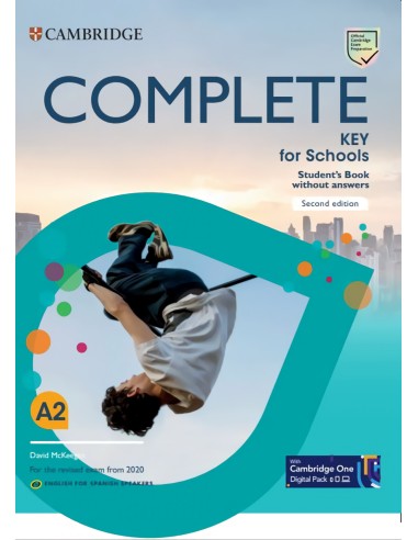 Complete Key for Schools English for Spanish Speakers Second edition Student s Pack Updated Student s Book without answers and 
