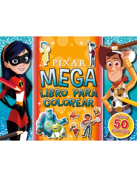 PIXAR MEGALIBRO PARA COLOREAR