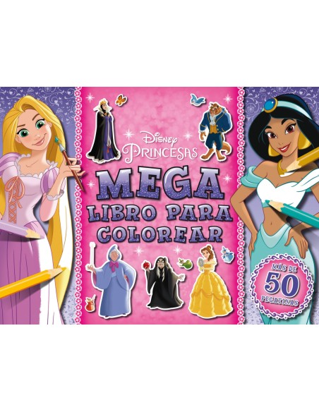 PRINCESAS MEGALIBRO PARA COLOREAR 3