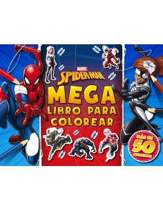 SPIDER MAN MEGALIBRO PARA COLOREAR 2