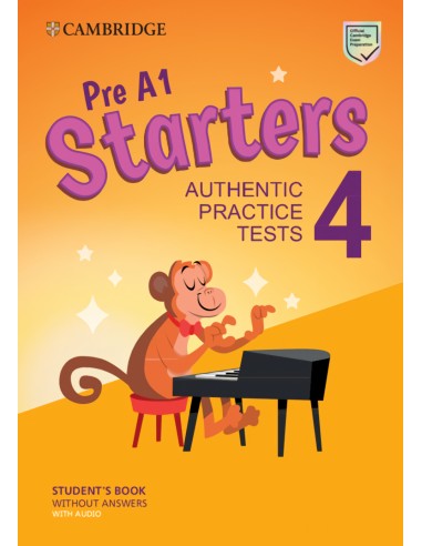 Pre A1 Starters 4 Students Book without Answers with Audio