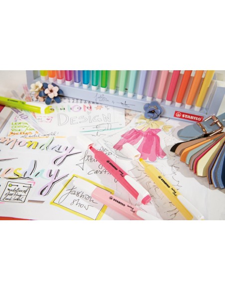  C/10 marcadores fluorescentes swing cool pastel melocoton 275/126 