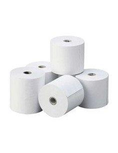 Pack 10 rollos papel termico sin bpa 44x70x12mm fabrisa