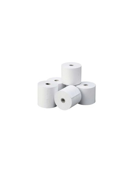 Pack 10 rollos papel termico sin bpa 44x70x12mm fabrisa