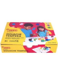 C 12 botes tempera 35ml colores surtidos jovi