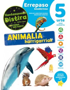 EUSKERA CUADERNO DE REPASO 5 ANOS ANIMALES SORPREN