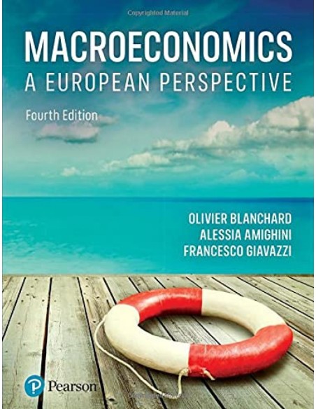 MACROECONOMICS A EUROPEAN PERSPECTIVE Fourth edition 2021 pears