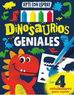 DINOSAURIOS GENIALES ARTE CON SPRAY
