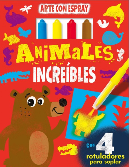 ANIMALES INCREIBLES ARTE CON SPRAY