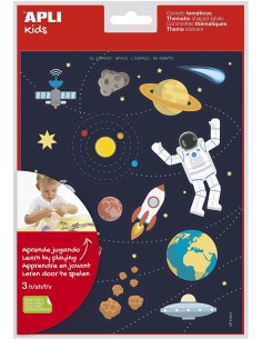 BOLSA GOMETS EL ESPACIO 14 GOMETS 3 HOJAS