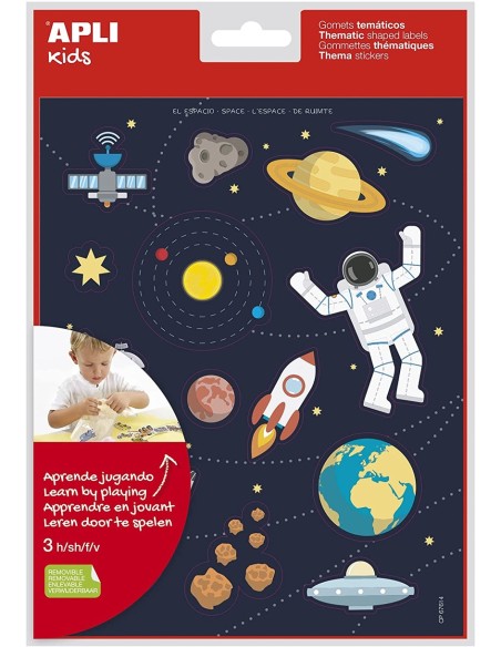 BOLSA GOMETS EL ESPACIO 14 GOMETS 3 HOJAS