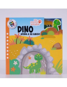 DINO AYUDA A SU AMIGO