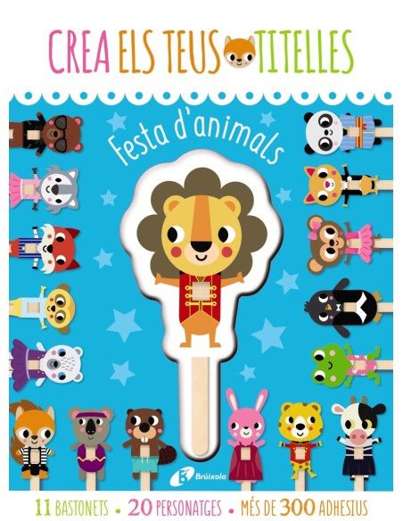Crea els teus titelles Festa d animals