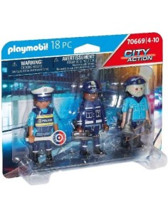 SET DE FIGURAS POLICIA PLAYMOBIL