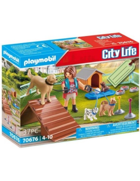 SET DE REGALO ENTRENADOR DE PERROS PLAYMOBIL