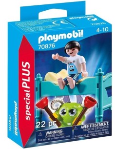 NINO CON MONSTRUO PLAYMOBIL