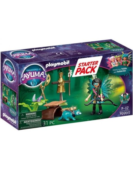 KNIGHT FAIRY CON MAPACHE STARTER PACK PLAYMOBIL