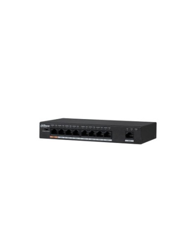 PFS3009-8ET-96 No administrado L2 Fast Ethernet (10/100) Energía sobre Ethernet (PoE) Negro