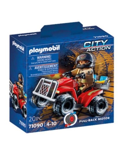 BOMBEROS SPEED QUAD PLAYMOBIL